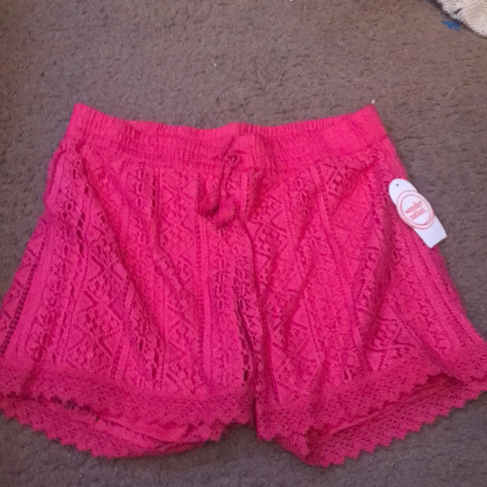 Comfortable pink shorts